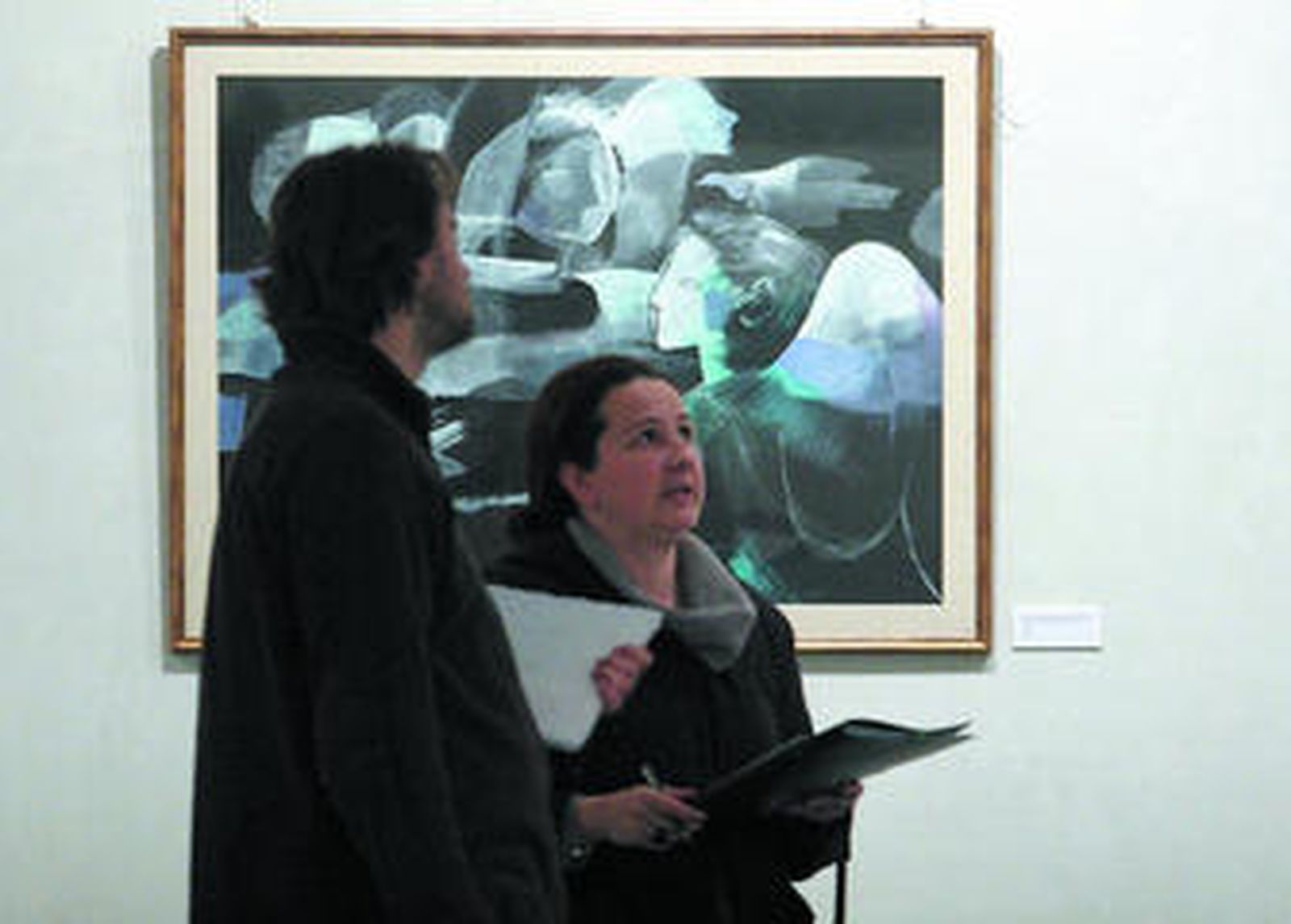 La exposición de Teresa Peña se puede visitar hasta el 23 de enero en la sala de la Caja Rural del Sur.