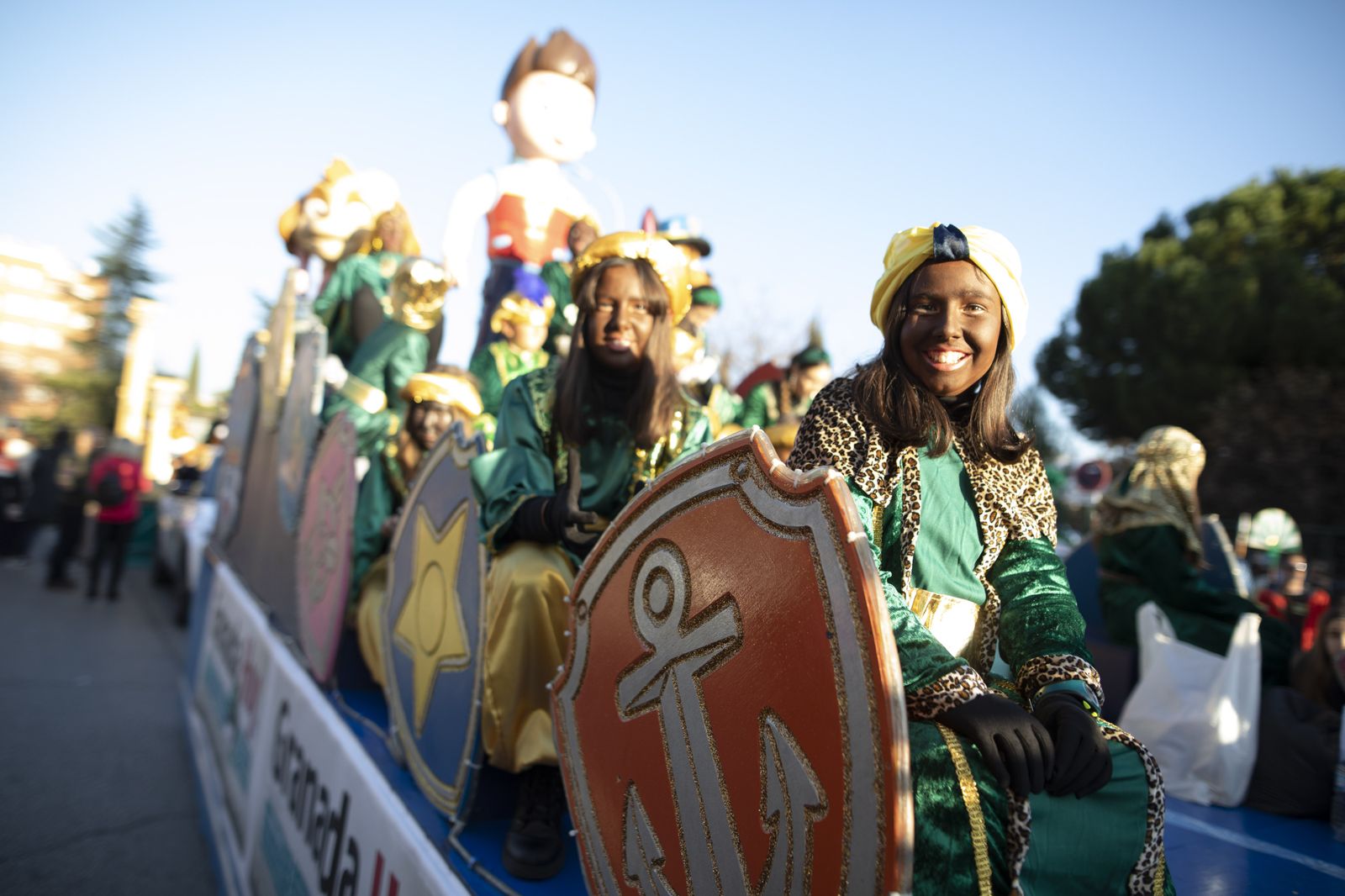 La cabalgata de los Reyes Magos de Granada, en imágenes