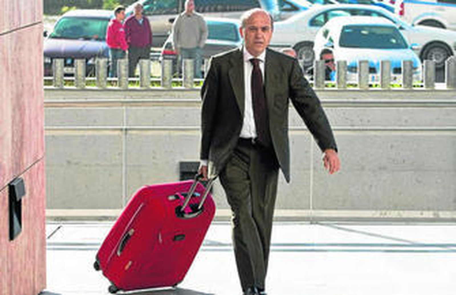 Del Nido en una de sus comparecencias en la Ciudad de la Justicia de Málaga.