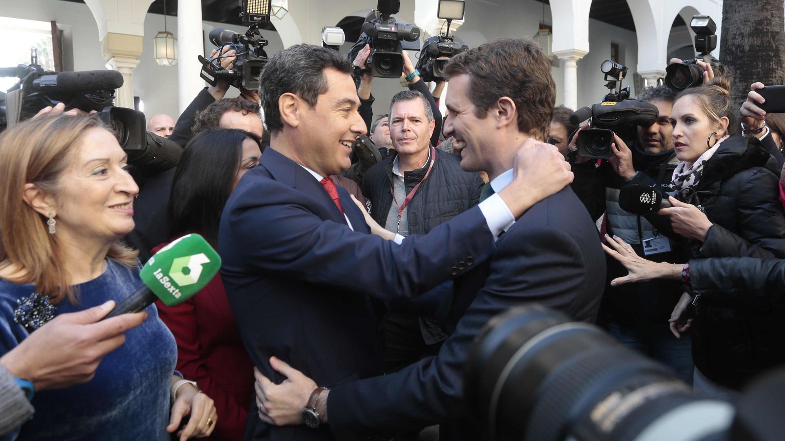 Toma de posesión de Juanma Moreno como presidente de la Junta de Andalucía