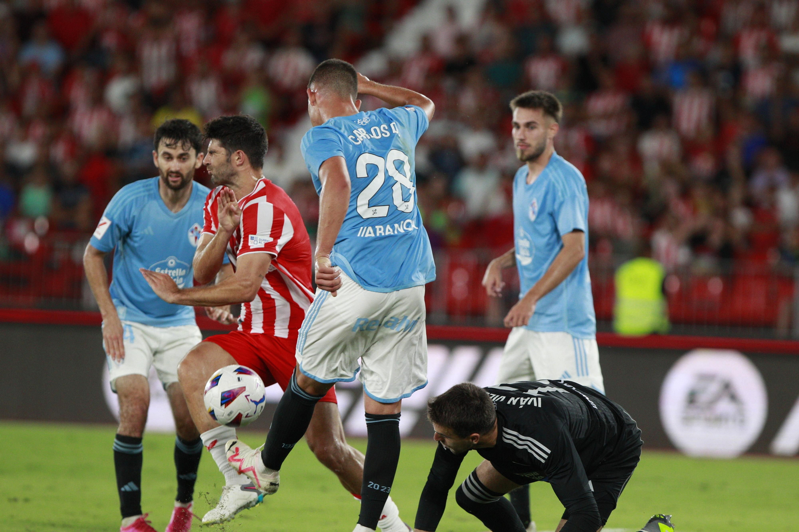 Imágenes del partido U.D. Almería-Real Club Celta de Vigo