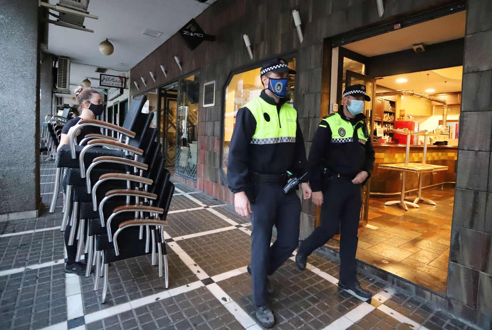 La Policía Local de Huelva controla el cumplimiento de las restricciones anti Covid