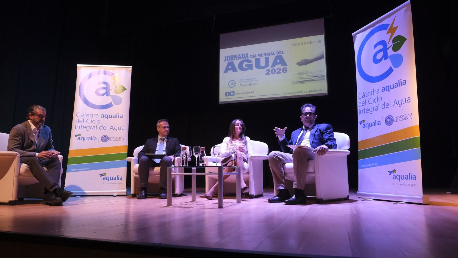 Jornada de la Cátedra Aqualia por el Día Mundial del Agua, en imágenes