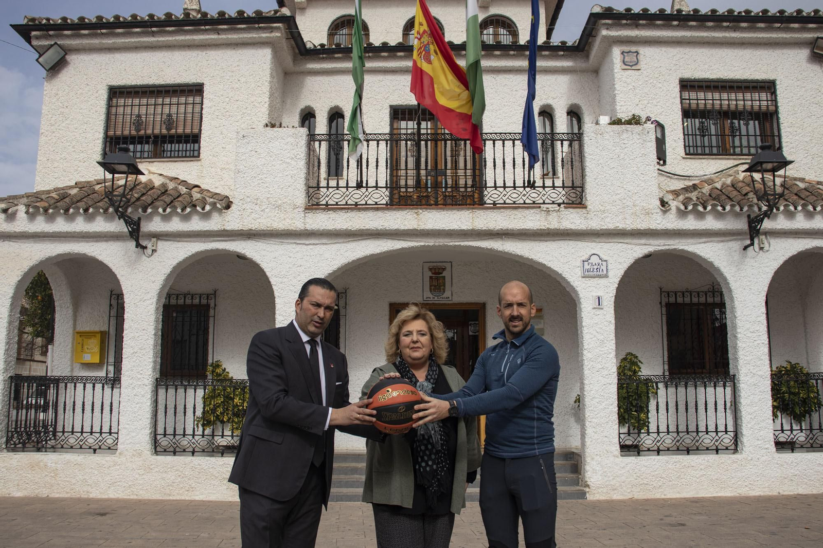Óscar Fernández-Arenas, Fátima Gómez y Fermín Ruiz.