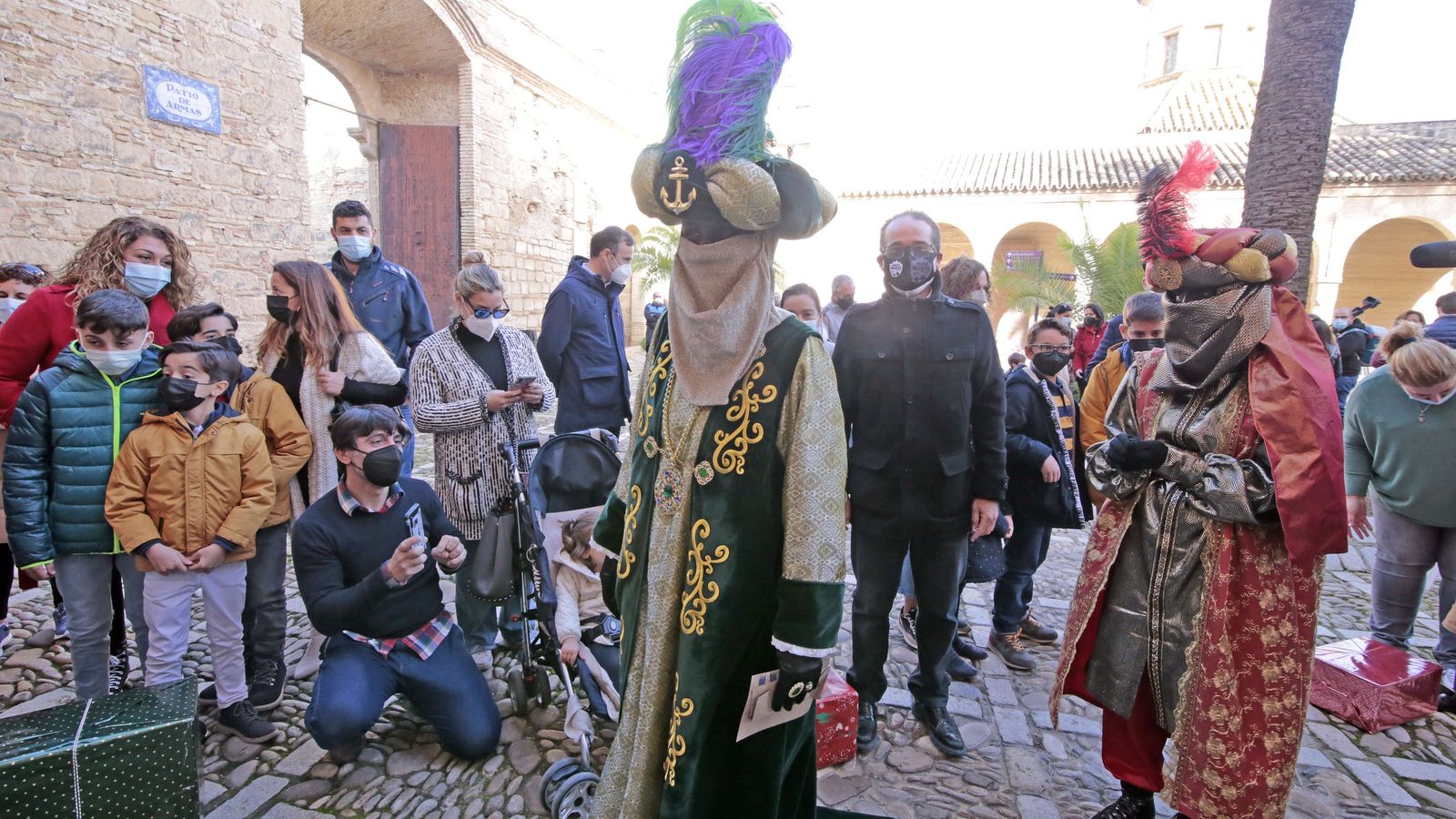 Coronación de los Reyes Magos de Jerez en el Alcázar