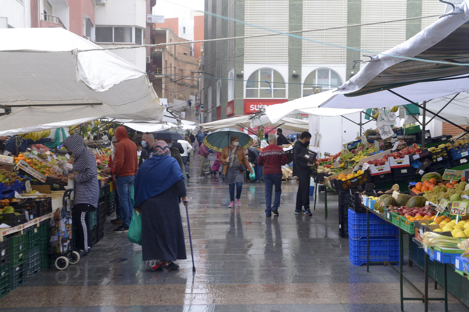 Un día en el mercado de Algeciras.