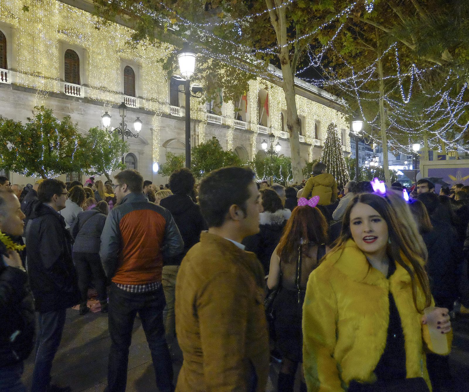 Las imágenes de la Nochevieja en Sevilla