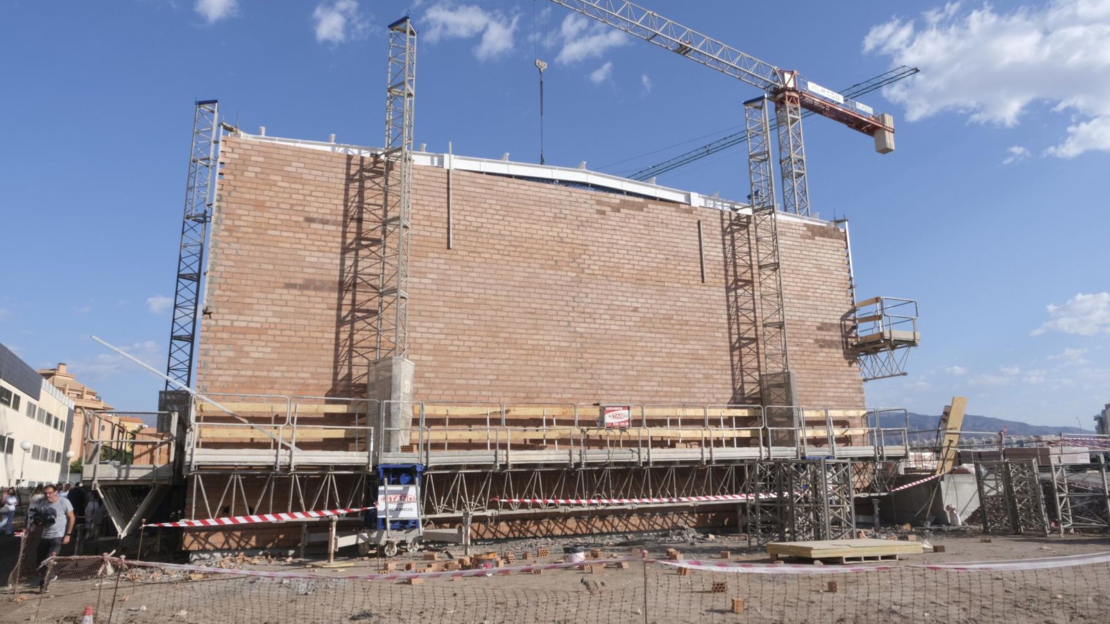 Avances en las obras del IES Las Salinas