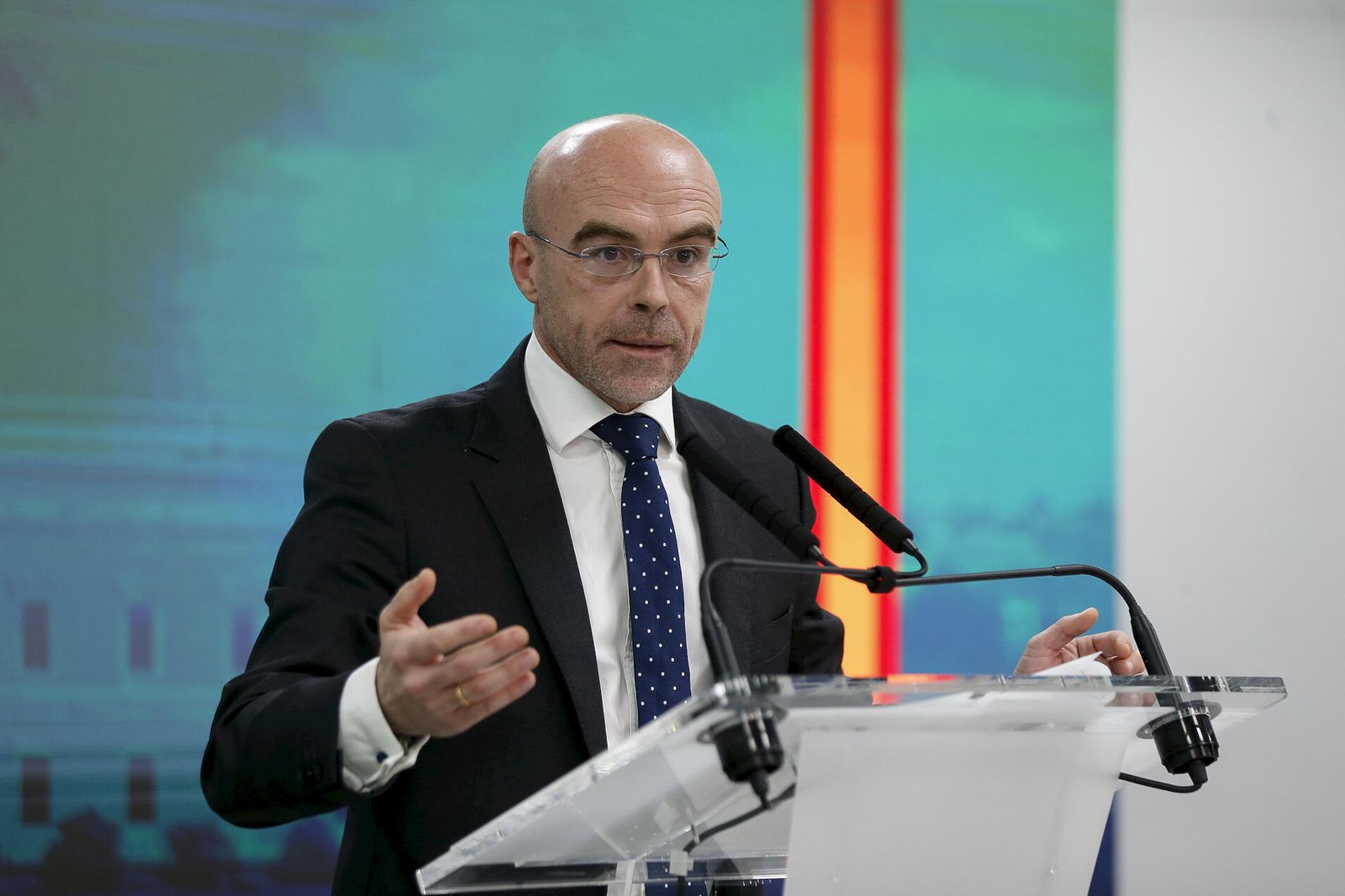 El portavoz de Vox, Jorge Buxadé.