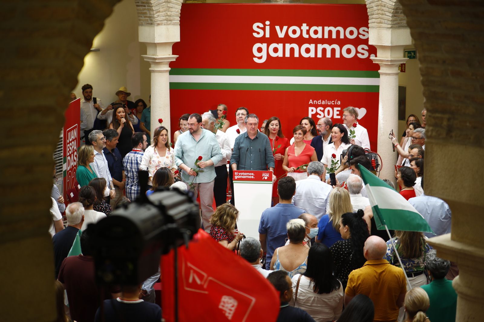 Elecciones Andalucía: La visita de los barones del PSOE en Córdoba, en imágenes