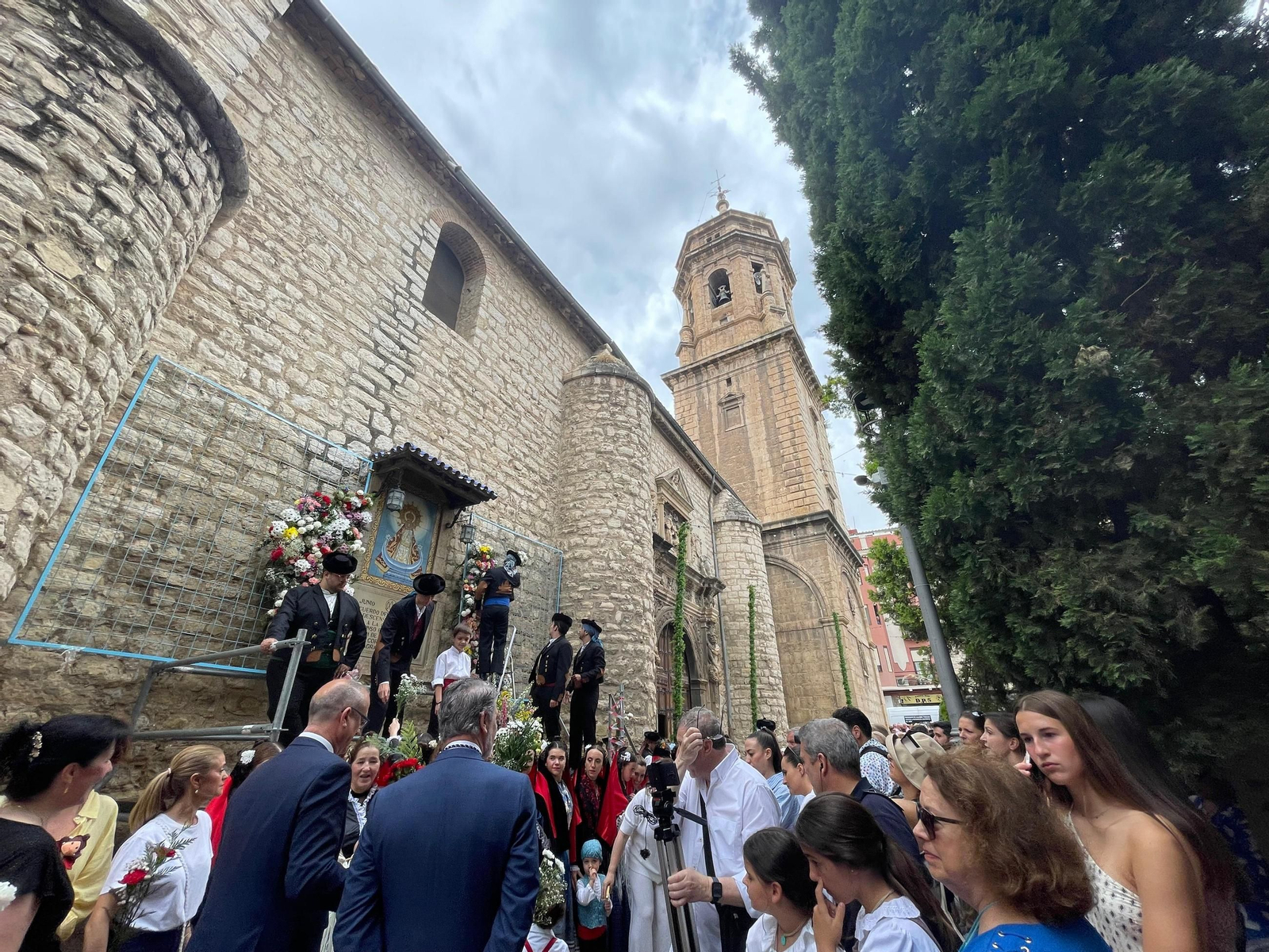 Ofrenda floral a la Virgen de la Capilla, en imágenes