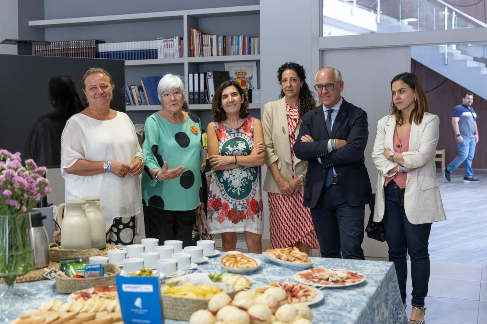 Visita de la consejera a las instalaciones de Aprompsi
