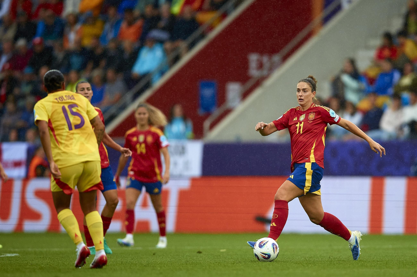Las fotos de la goleada de España sobre Bélgica en la Eurocopa femenina