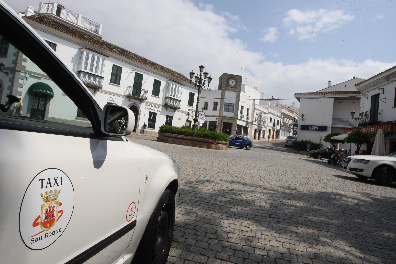 Taxi en San Roque.