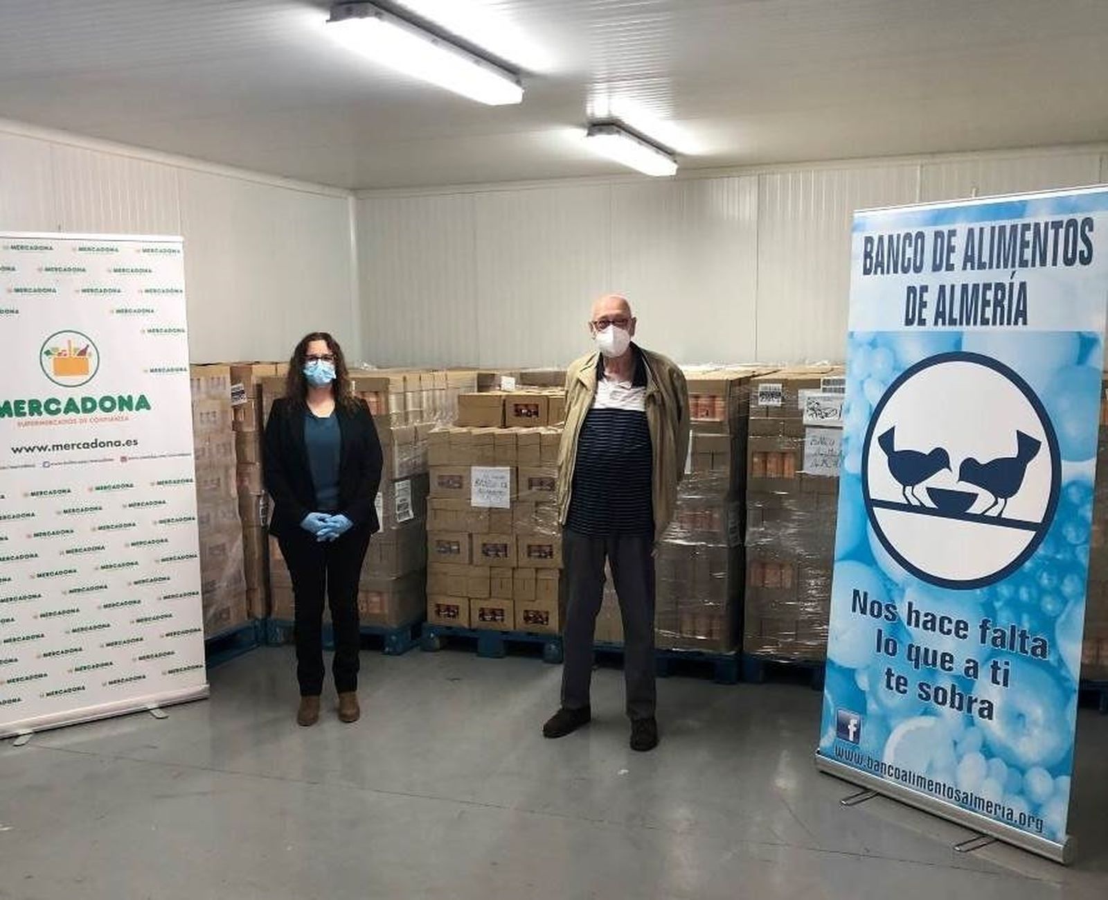 Donación al Banco de Alimentos de Almería.