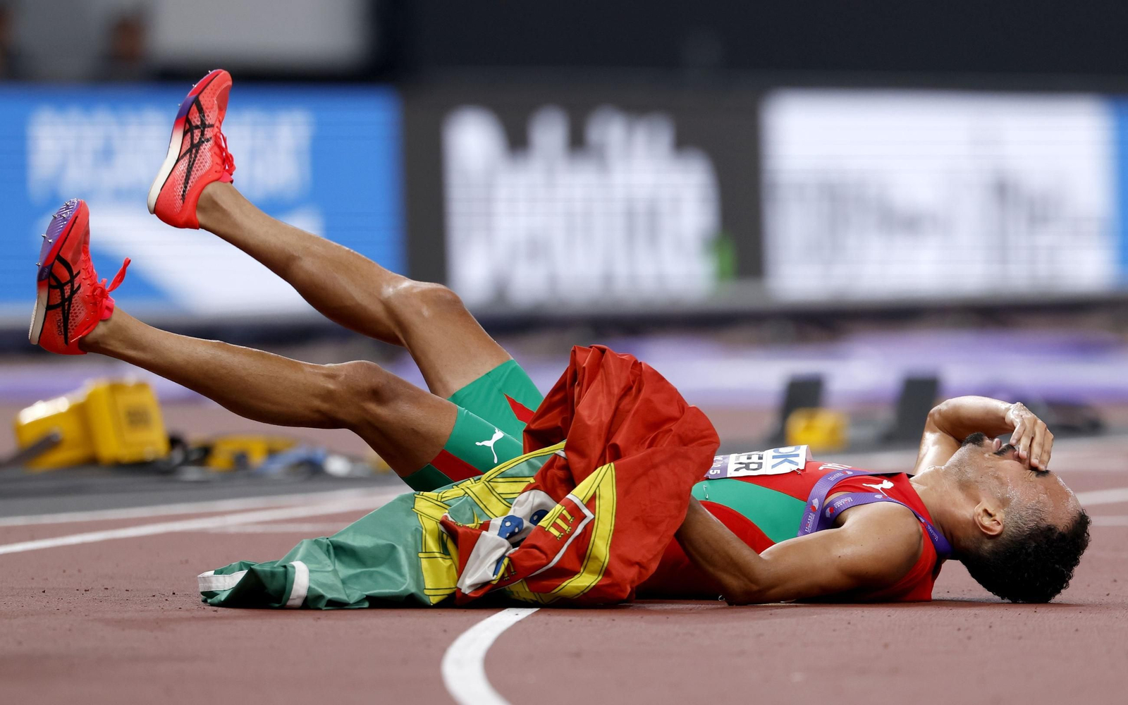 Las fotos de la lesión de Jordan Díaz y del resto de la jornada del Mundial de atletismo