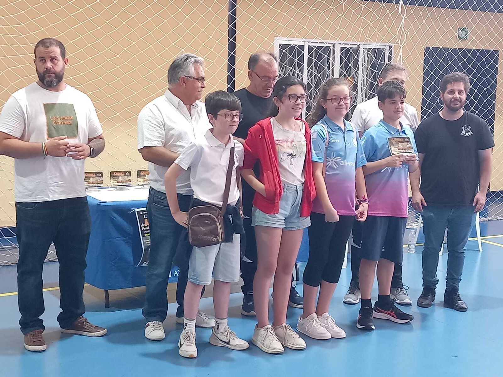 Algunos miembros del club zubiense que compitieron en Loja