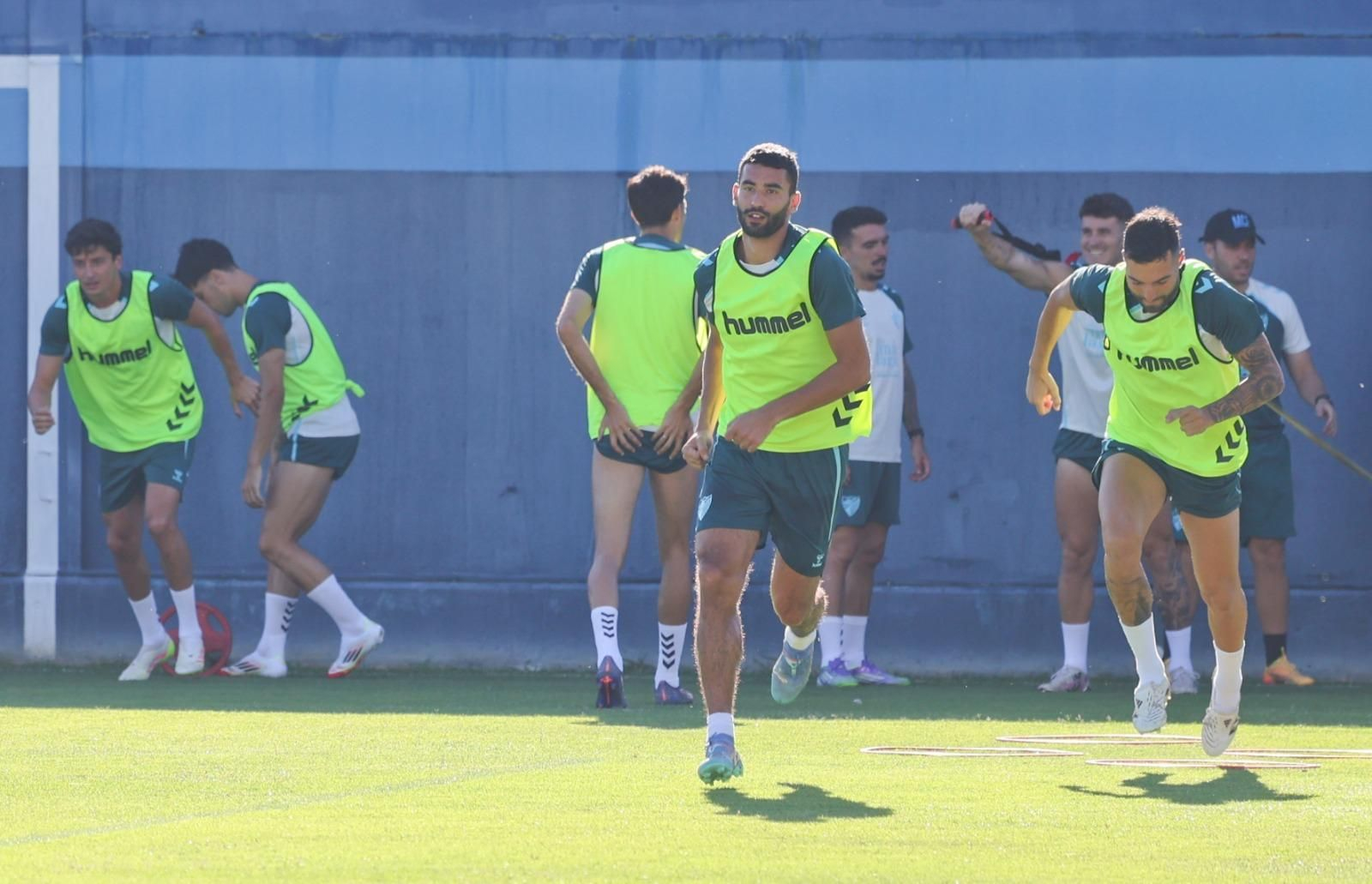 Eneko Jauregi no termina el entrenamiento para hacer labores de descarga