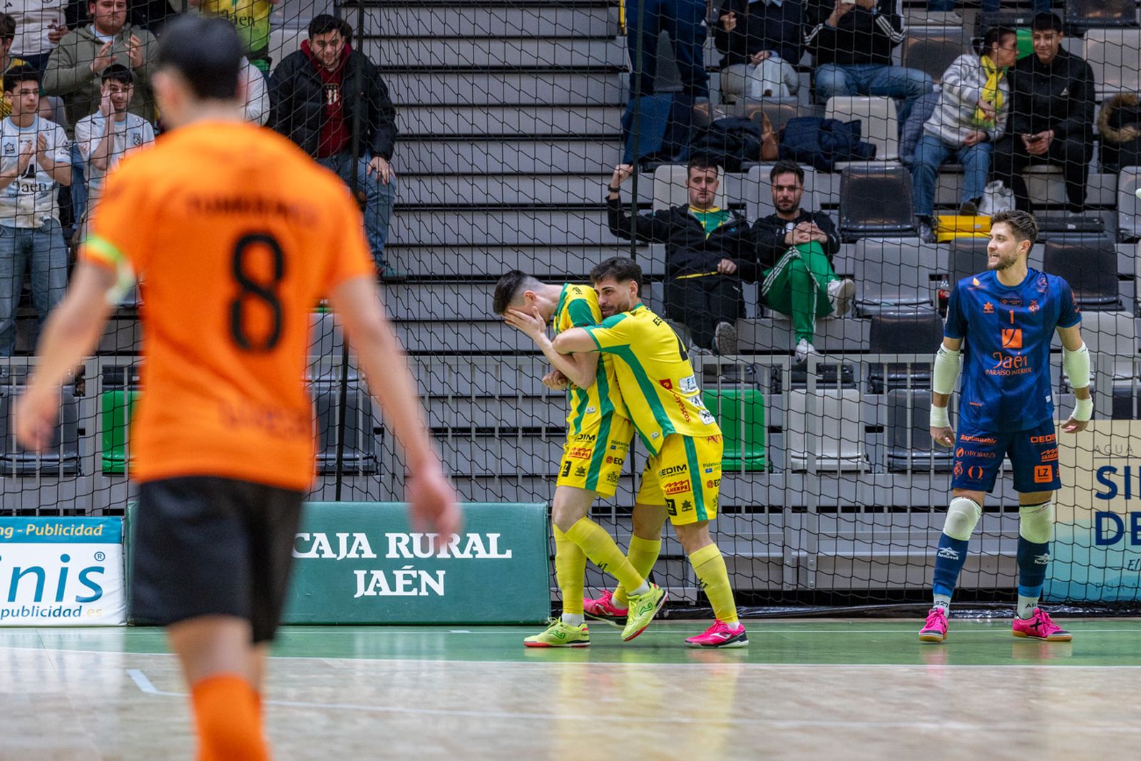 Las mejores imágenes del triunfo copero de Jaén Paraíso Interior frente a Ribera Navarra