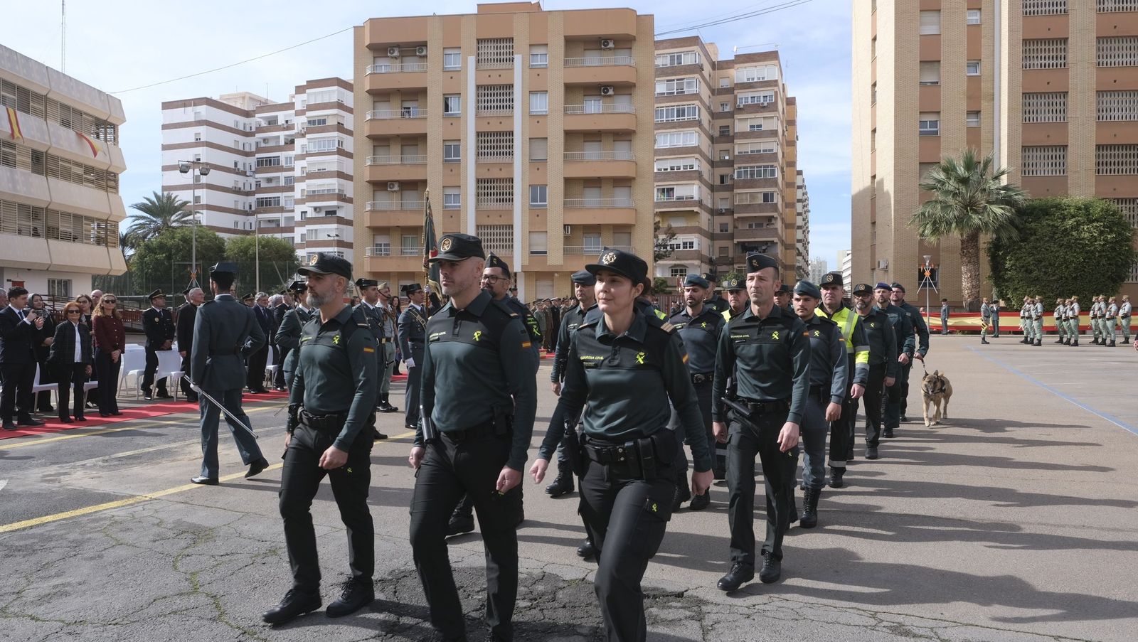 Las imágenes de la toma de posesión del nuevo coronel jefe de la Guardia Civil de Almería