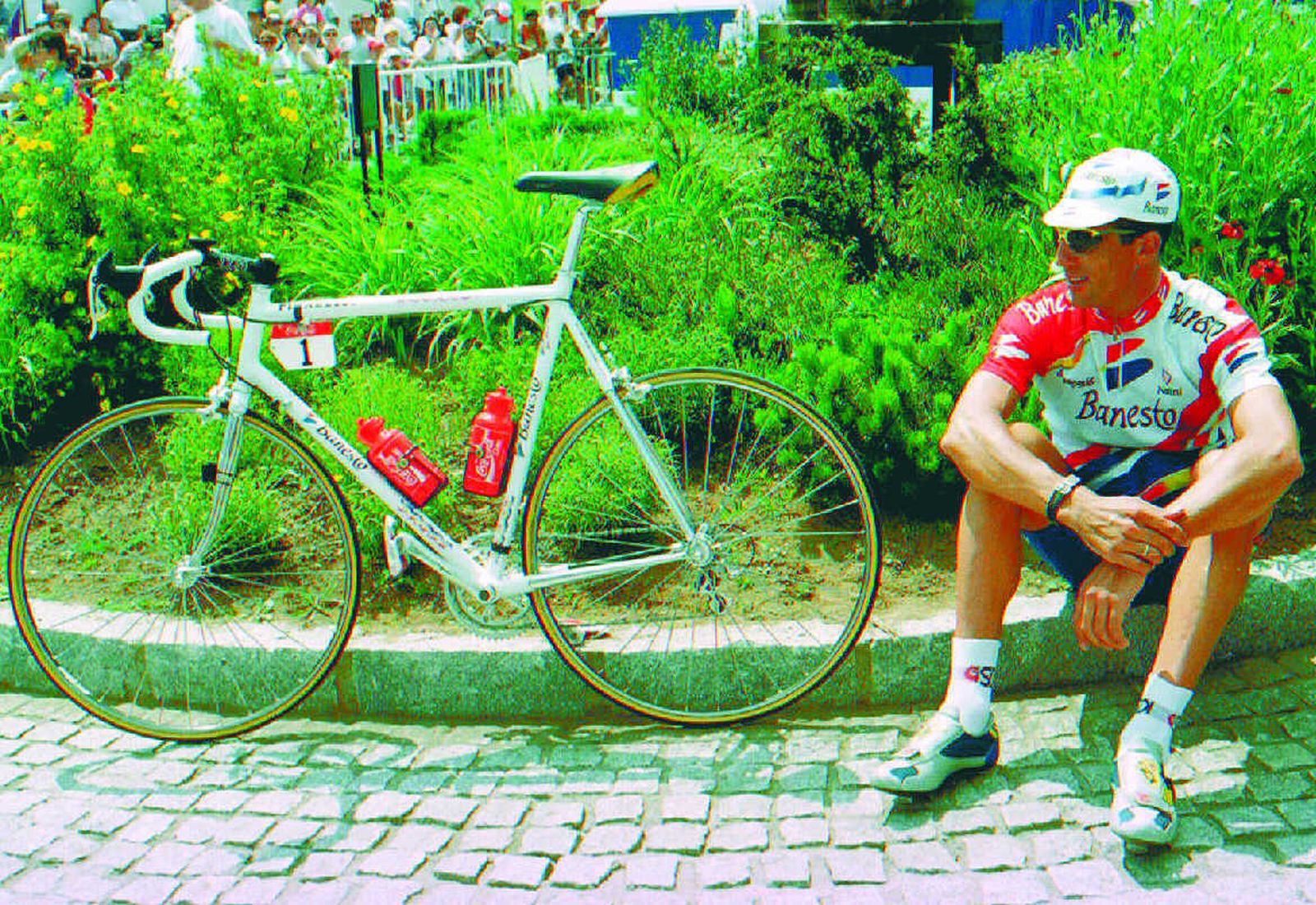 Miguel Indurain, en su etapa de ciclista.