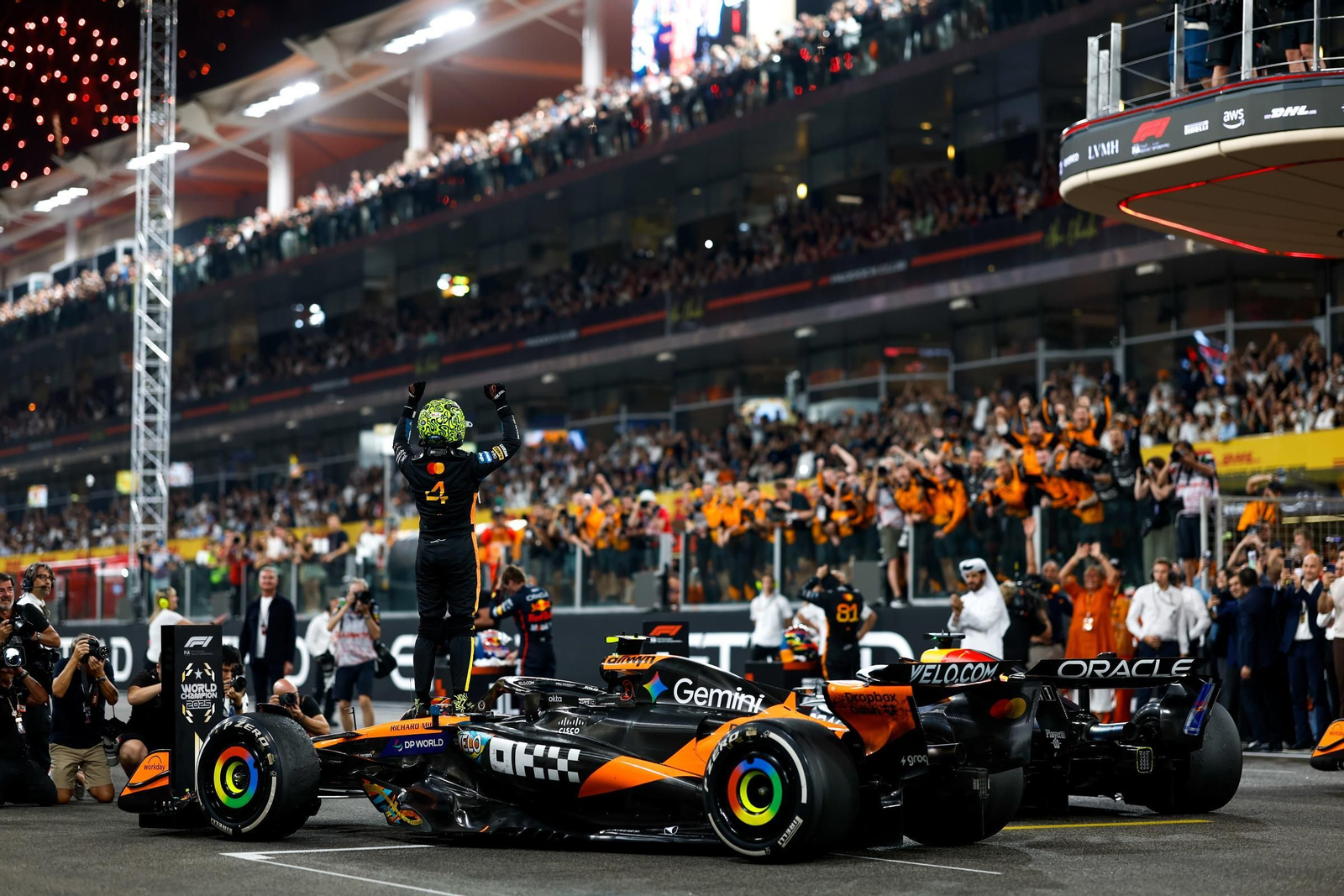 Las fotos del título mundial de Lando Norris en la Fórmula 1