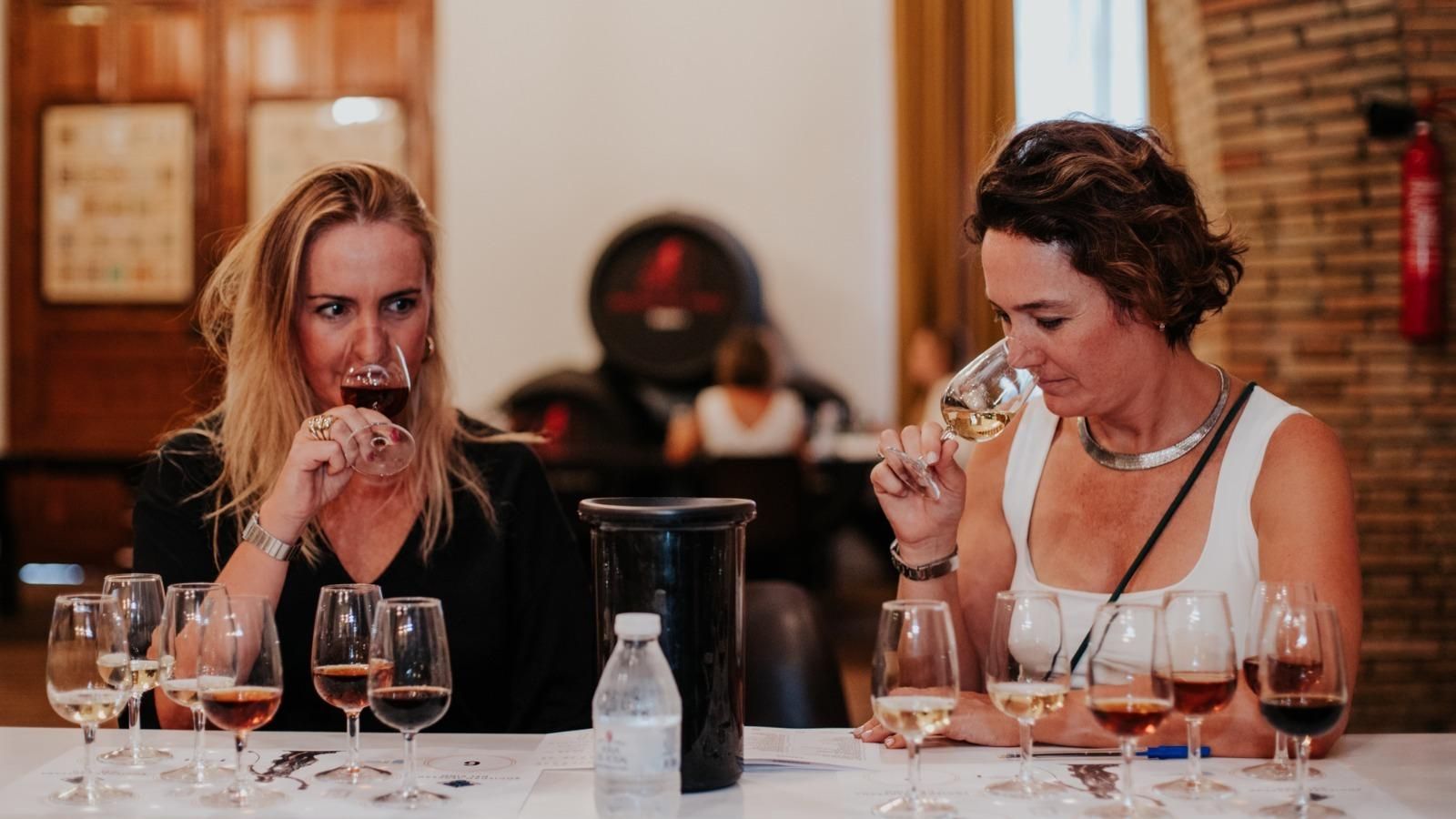 Uno de los equipos participantes en la final celebrada en la bodega San Ginéz.