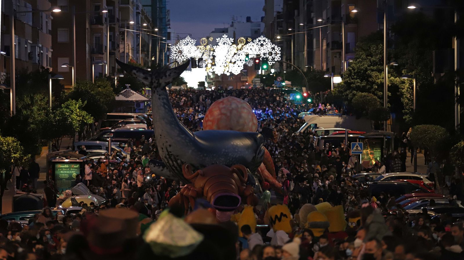 Fotos de la cabalgata de los Reyes Magos en Algeciras