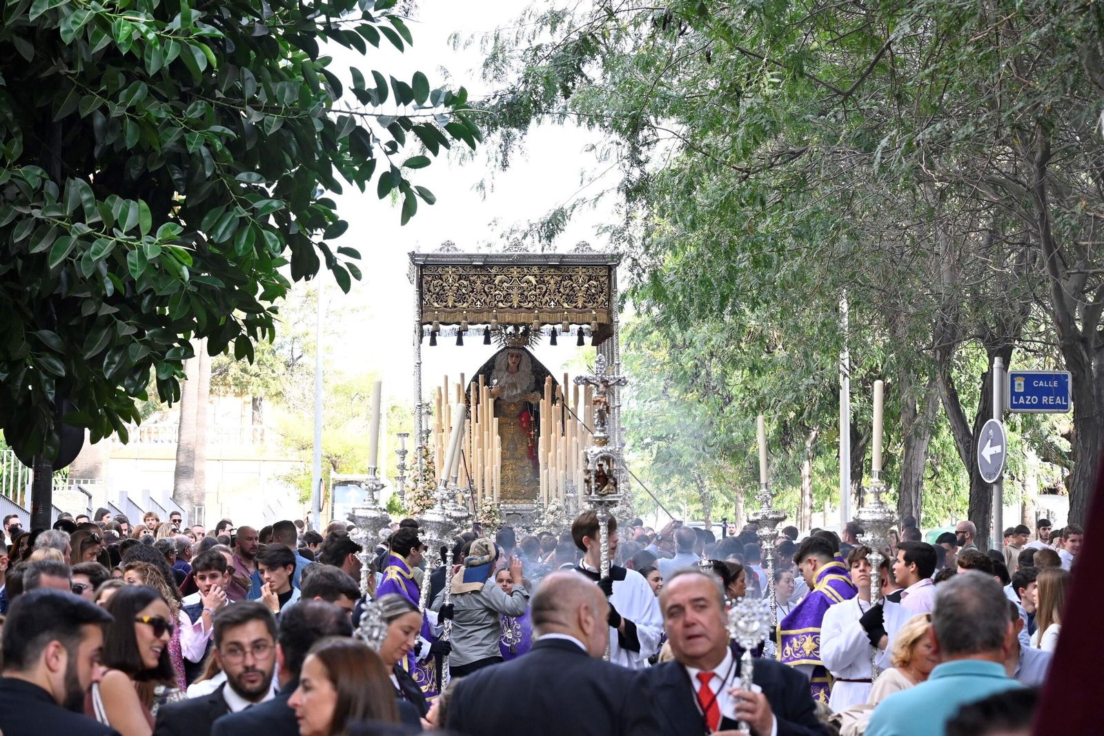 Salida procesional de la Virgen del Valle del 28 de septiembre.