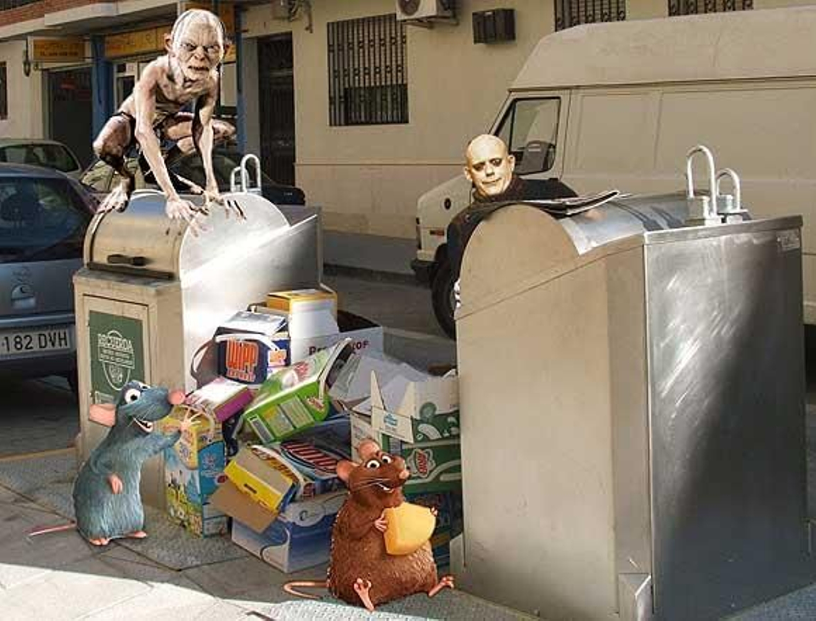 El señor de los contenedorcillos: las dos tasas