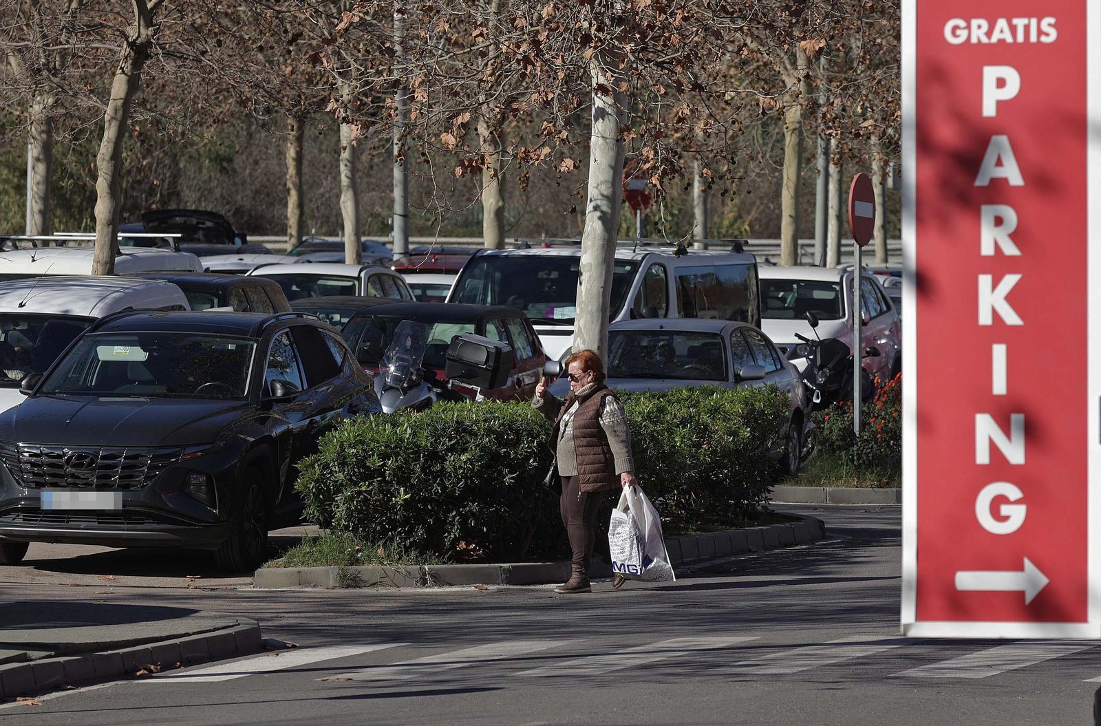 Fotos de compras navideñas en la comarca