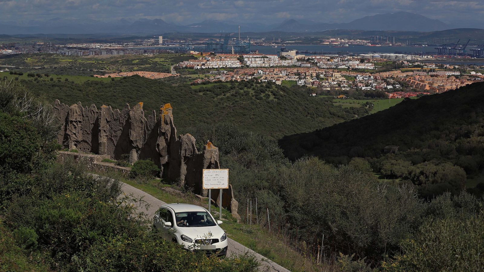 Carretera de Las Pantallas en Algeciras