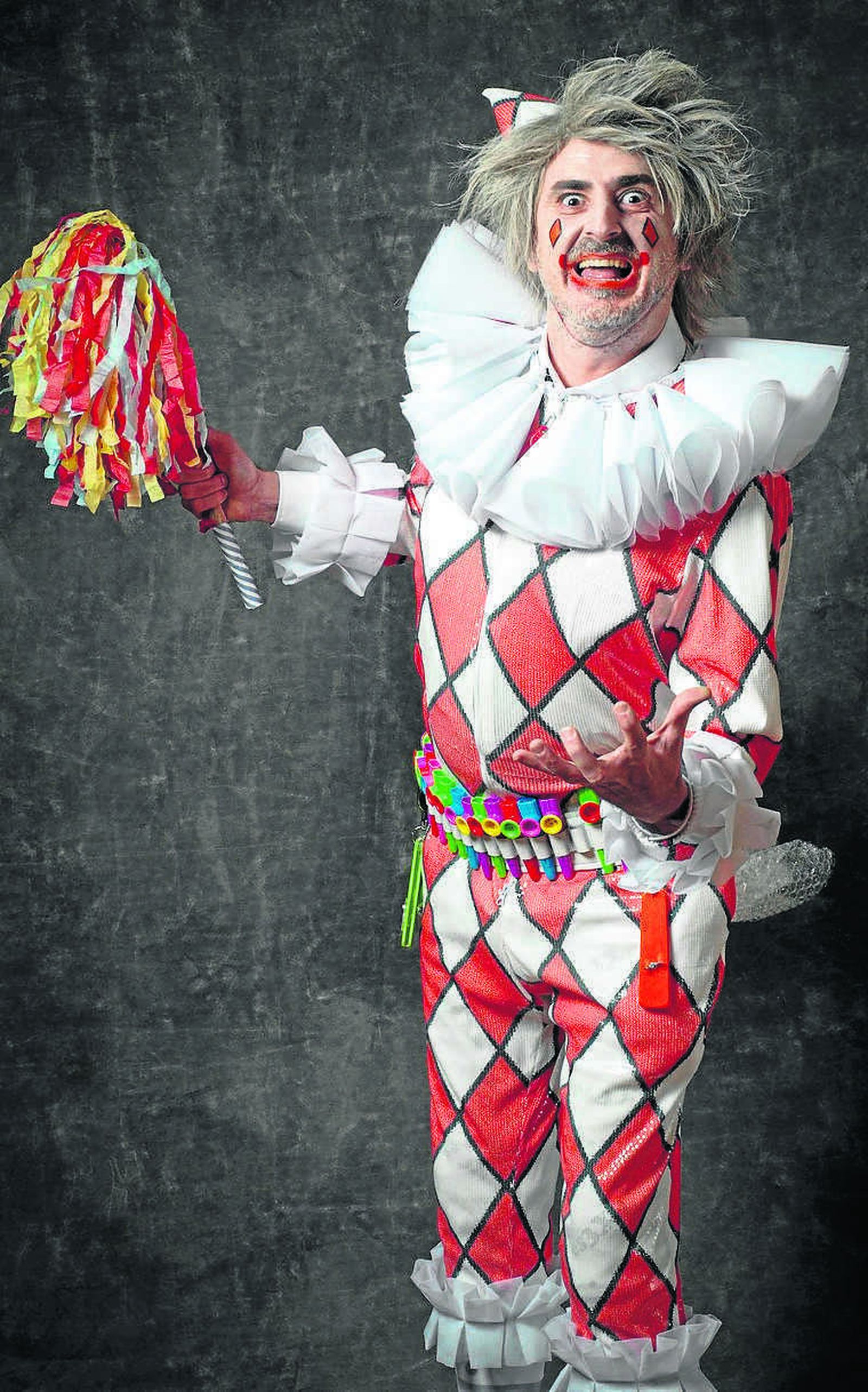 Uno de los componentes de la chirigota 'Estrés por cuatro'.