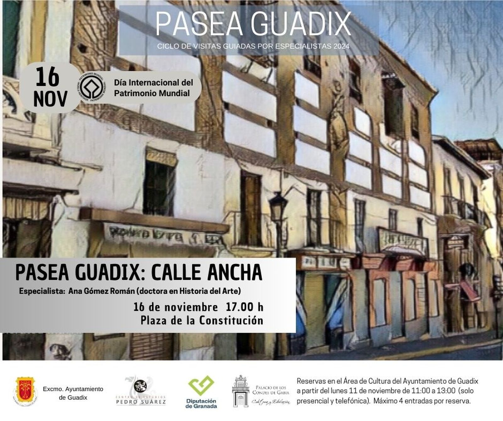 La calle Ancha de Guadix.