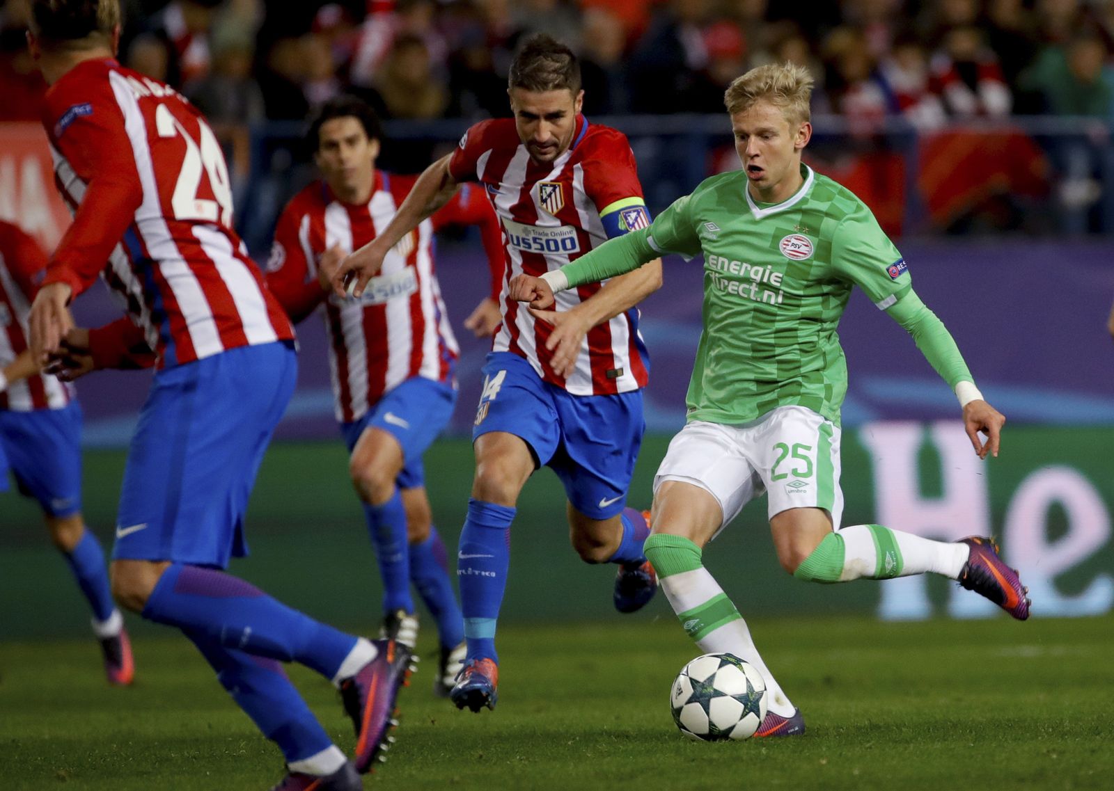 El Atlético-PSV de 'Champions'