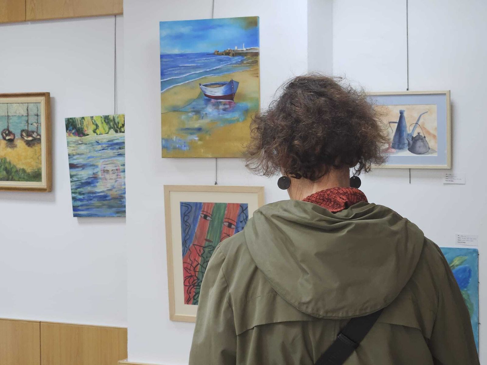 Algunas de las obras expuestas.