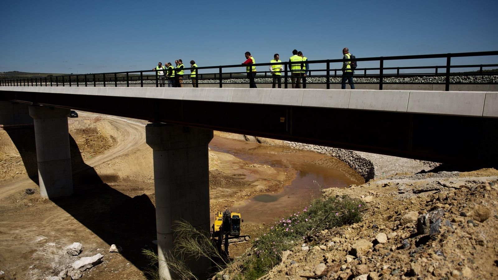 Trabajos de rehabilitación en la linea Bobadilla-Algeciras.