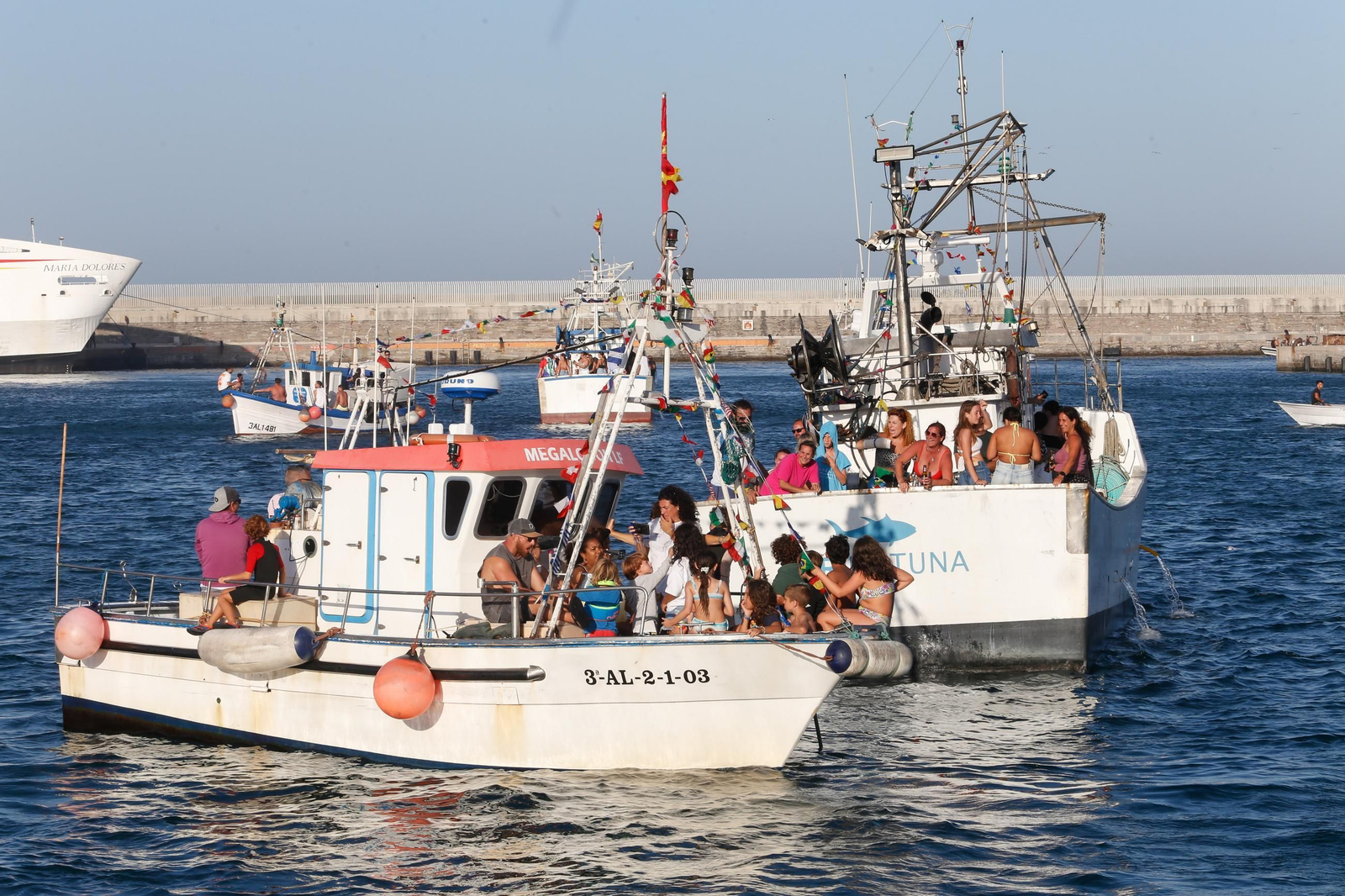 Fotos de la procesión de la Virgen del Carmen en Tarifa