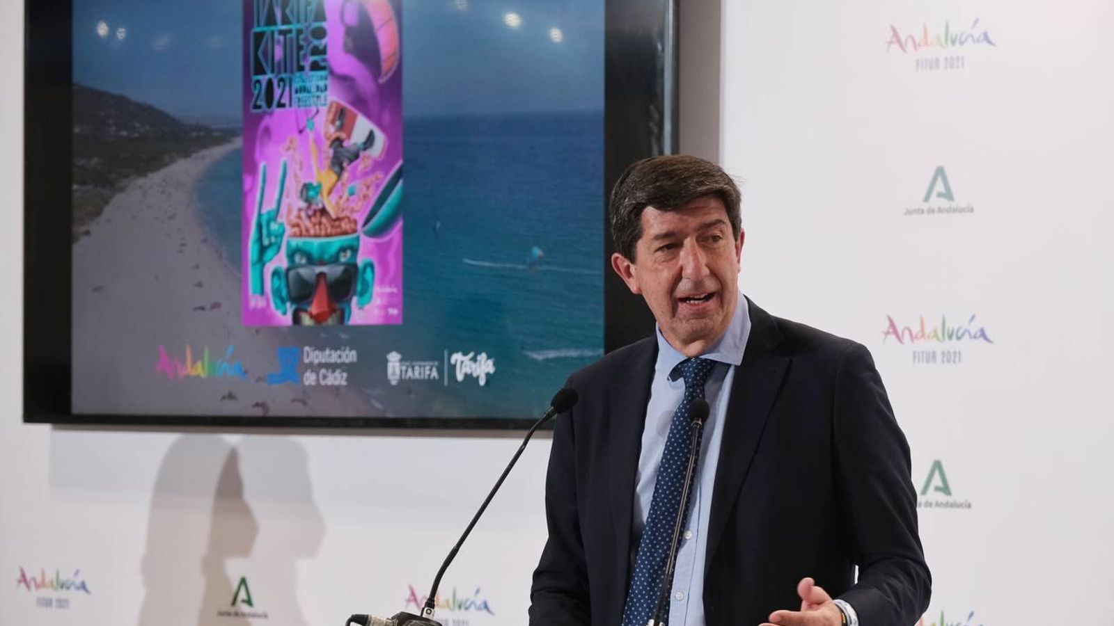 Juan Marín, vicepresidente de la Junta y consejero de Turismo, Regeneración, Justicia y Administración Local.