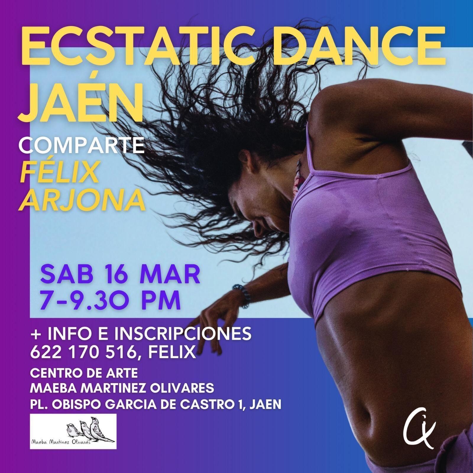 Actividad de ecstatic dance en Jaén.