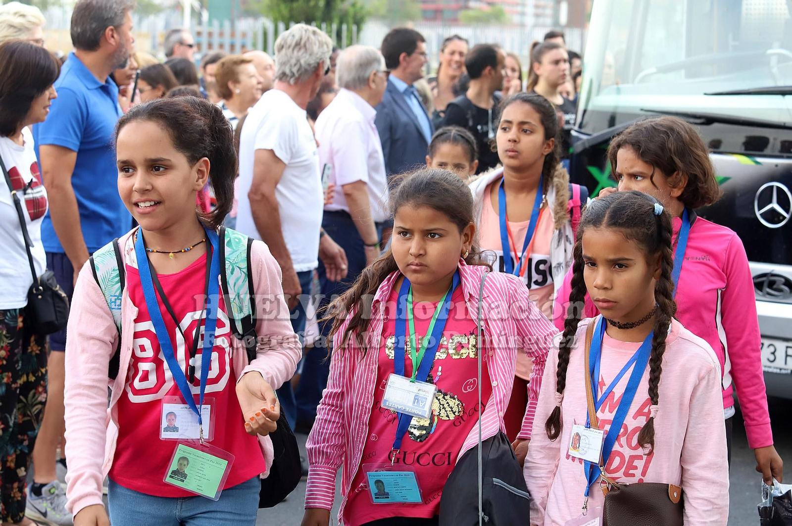 Imágenes de la llegada de los niños saharauis