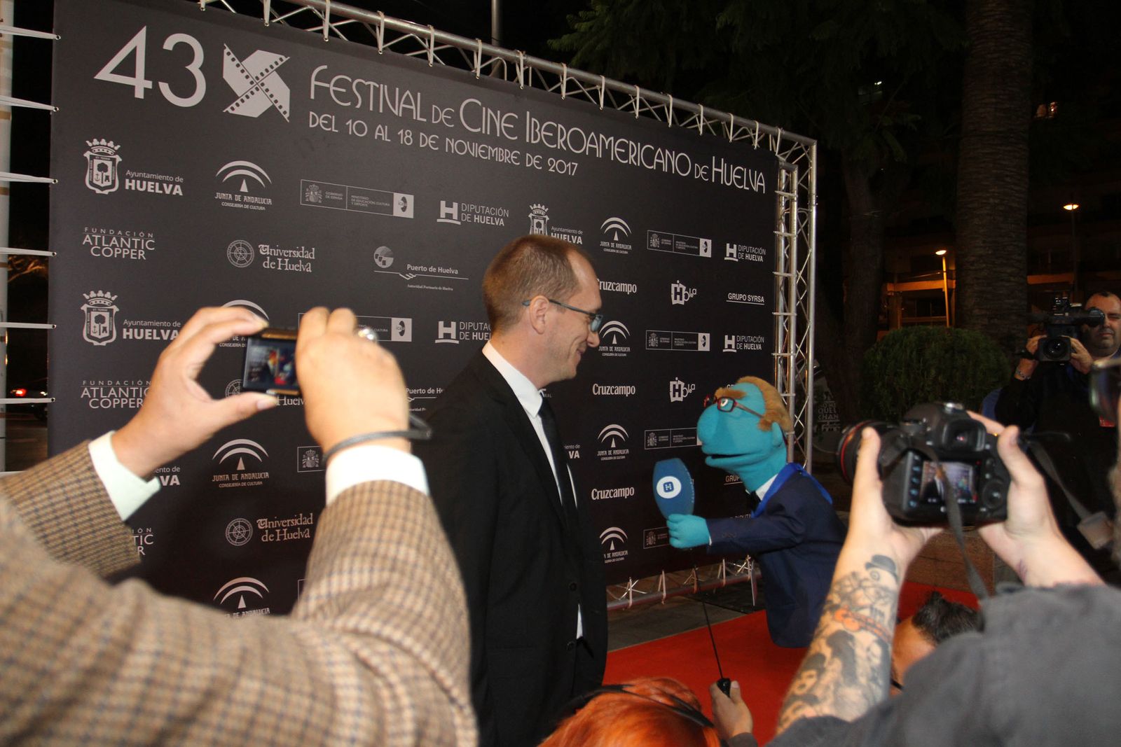 Gala inaugural de la 43 edición del Festival de cine Iberoamericano de Huelva.