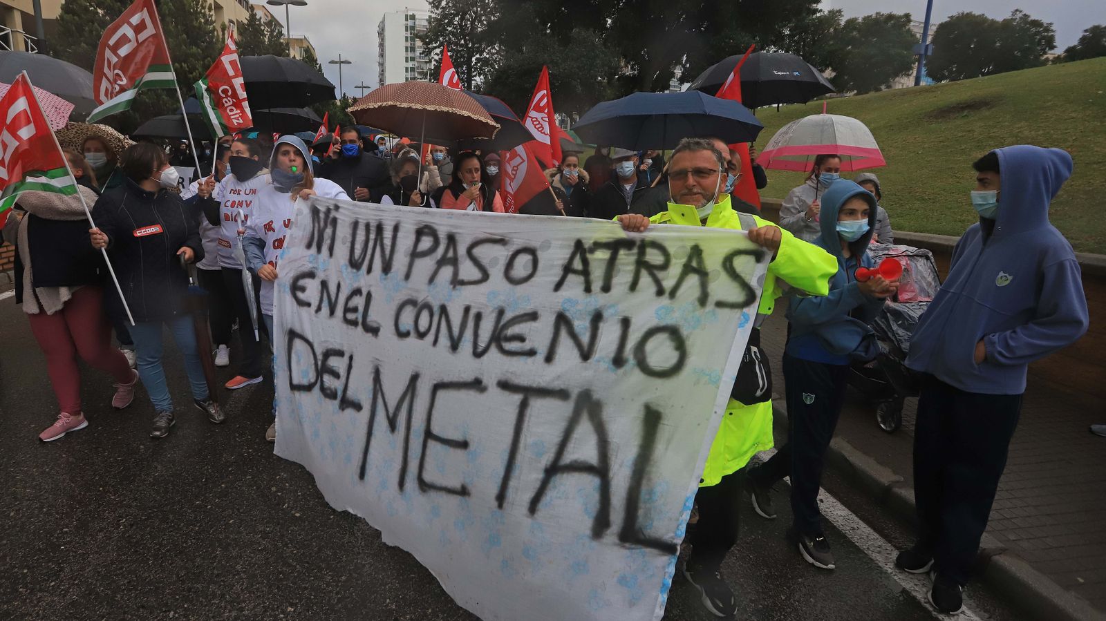 Fotos de la manifestación del metal en Algeciras