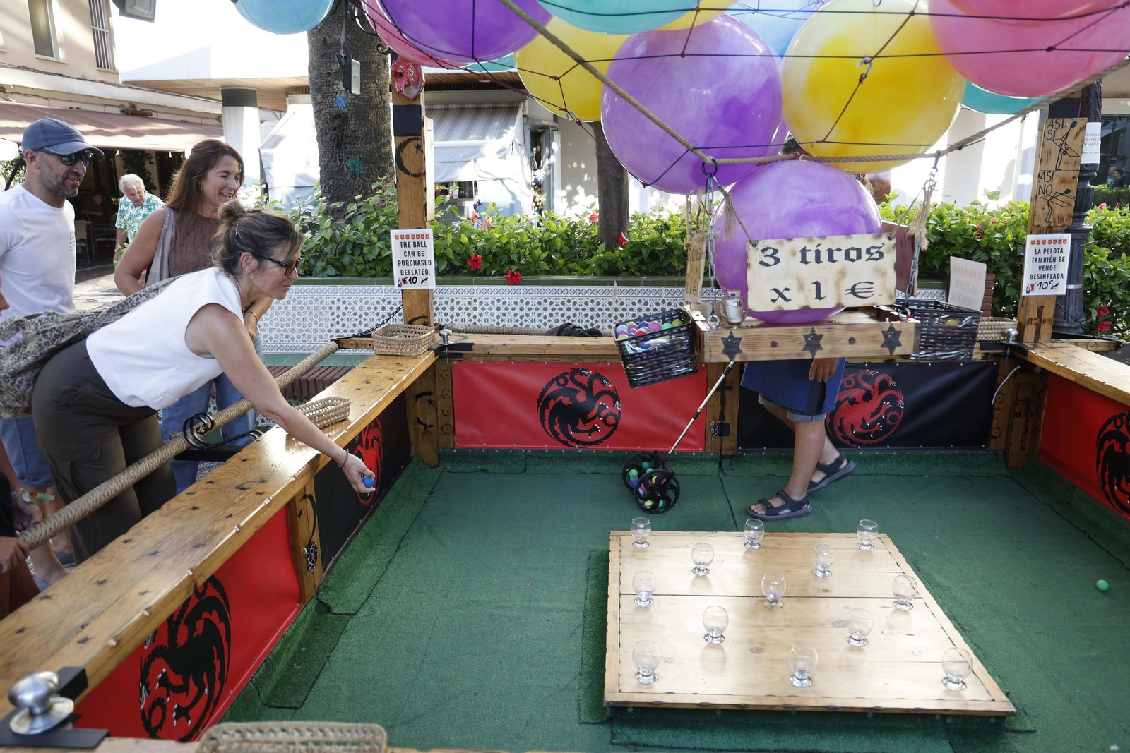 Las fotos del mercadillo pirata en La Línea