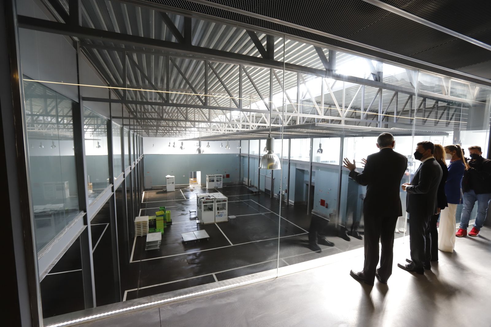 Imágenes del  acto de inauguración del nodo de innovación tecnológica 'La lonja de la Innovación' del Puerto de Huelva