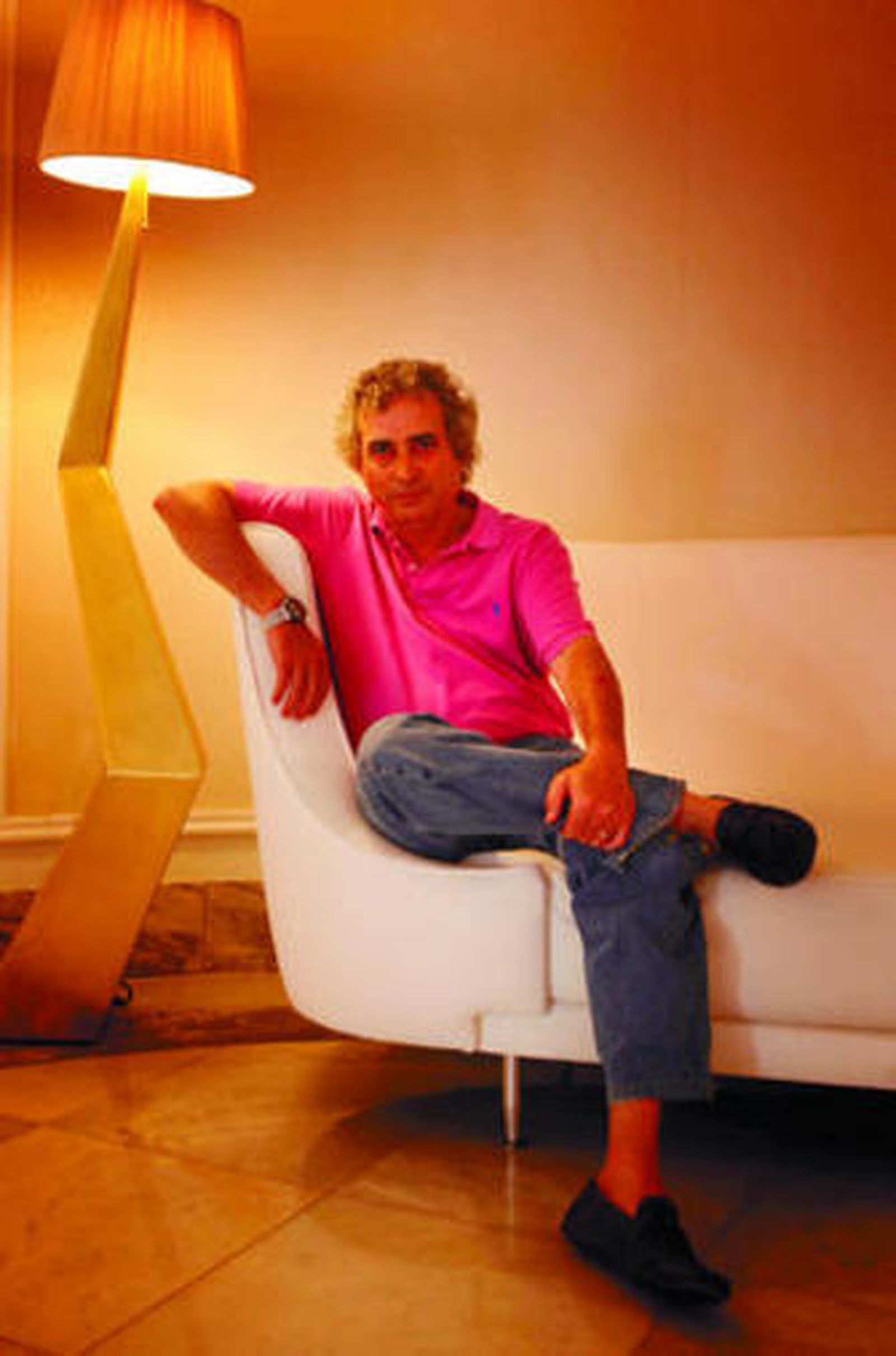 Ildefonso Falcones, ayer en Sevilla.