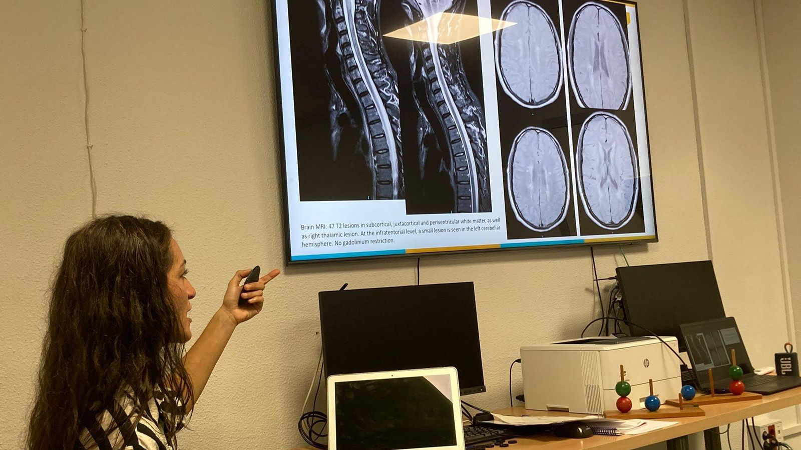 La doctora Eichau aboga por trasladar a las personas afectadas información actualizada, detallada y personalizada. La doctora Eichau aboga por trasladar a las personas afectadas información actualizada, detallada y personalizada.