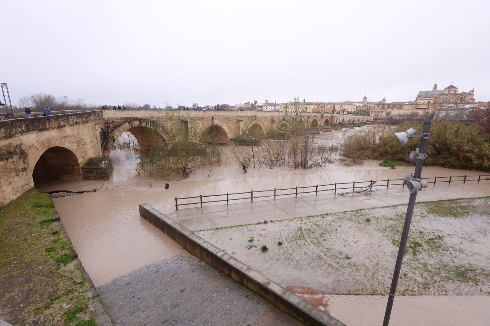 Así pasa el río Guadalquivir este lunes por Córdoba