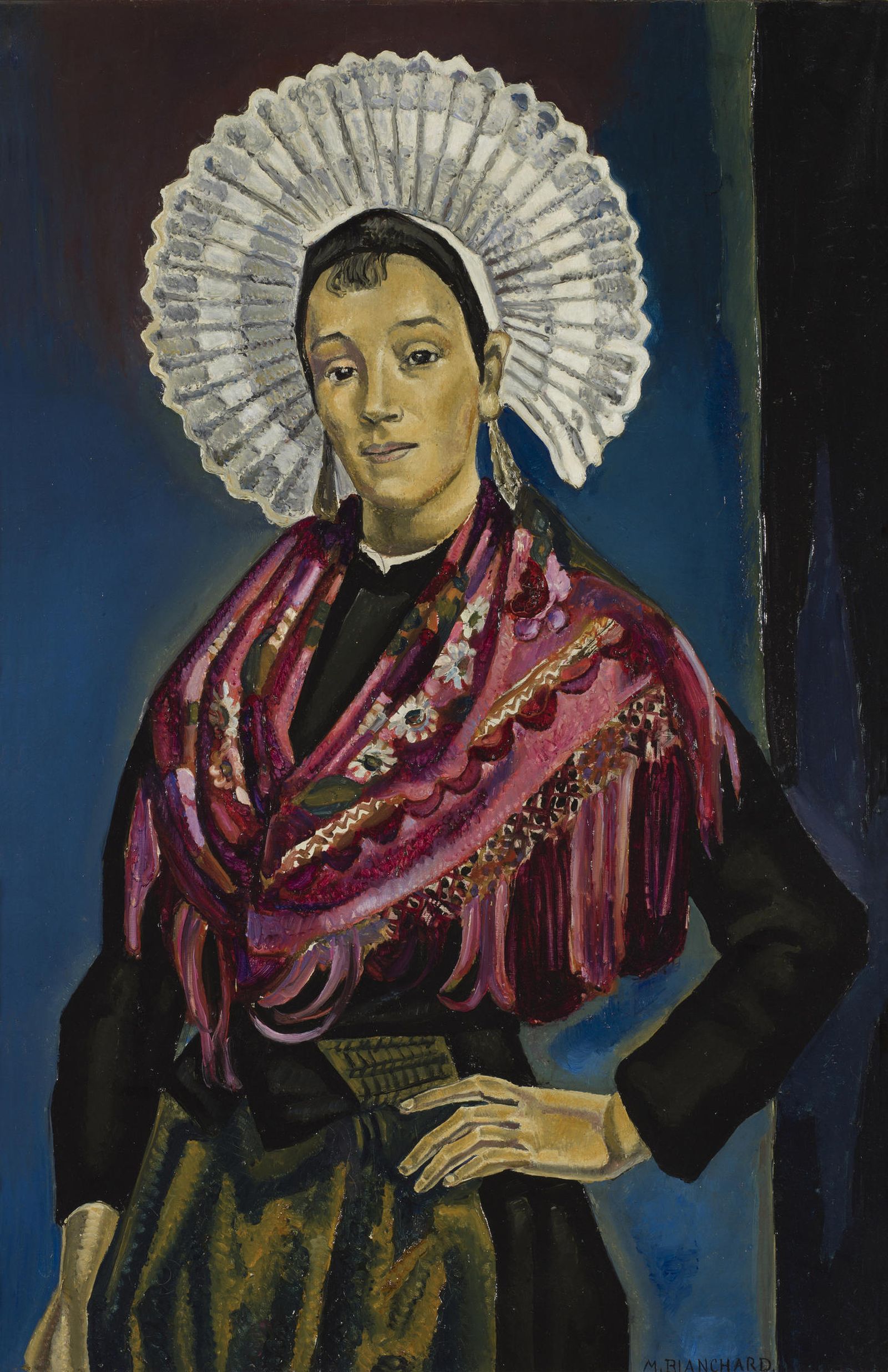 'Joven con cofia' de María Blanchard.