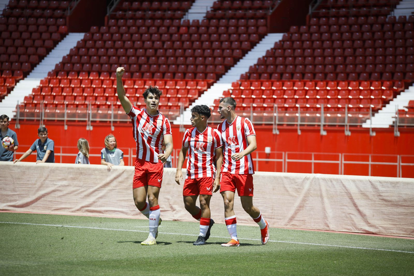 Imágenes del partido entre el Almería B y el Real Jaén